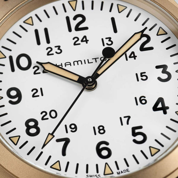 Hamilton 漢米爾頓 Khaki Field 卡其野戰系列手上鏈機械青銅錶 38mm H69459510