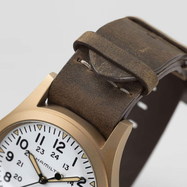 Hamilton 漢米爾頓 Khaki Field 卡其野戰系列手上鏈機械青銅錶 38mm H69459510