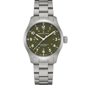 Hamilton 漢米爾頓 Khaki Field 卡其陸戰系列動力儲存手上鍊機械腕錶 40mm H69509160