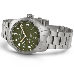 Hamilton 漢米爾頓 Khaki Field 卡其陸戰系列動力儲存手上鍊機械腕錶 40mm H69509160