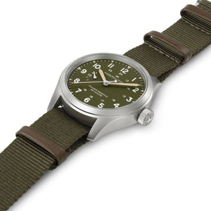 Hamilton 漢米爾頓 Khaki Field 卡其陸戰系列動力儲存手上鍊機械腕錶 40mm H69509960