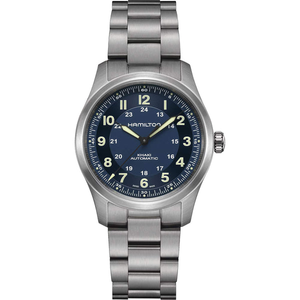 Hamilton 漢米爾頓 Khaki Field 卡其野戰鈦金屬自動機械腕錶 38mm H70205140