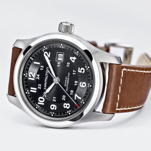 Hamilton 漢米爾頓 Khaki Field 卡其野戰系列80小時自動上鍊機械錶 42mm H70555533 - 新萬國鐘錶