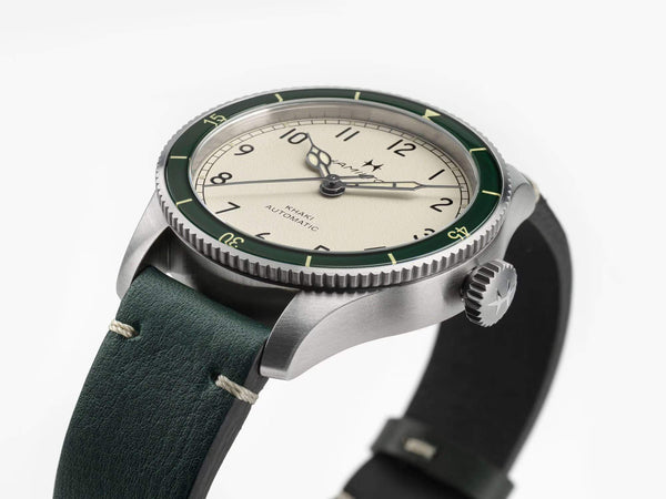 Hamilton 漢米爾頓卡其航空系列飛行員復古自動上鍊腕錶 38mm H76255810
