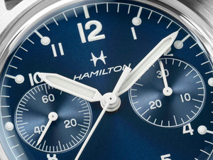 Hamilton 漢米爾頓卡其航空系列 Pilot Pioneer 復刻飛行手上鏈計時碼錶 40mm H76409140