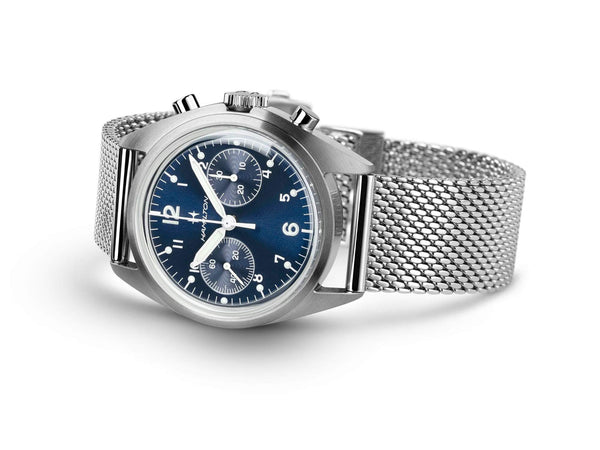 Hamilton 漢米爾頓卡其航空系列 Pilot Pioneer 復刻飛行手上鏈計時碼錶 40mm H76409140