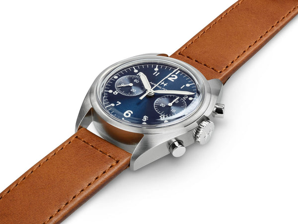 Hamilton 漢米爾頓卡其航空系列 Pilot Pioneer 復刻飛行手上鏈計時碼錶 40mm H76409540