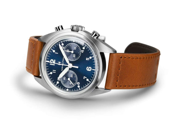 Hamilton 漢米爾頓卡其航空系列 Pilot Pioneer 復刻飛行手上鏈計時碼錶 40mm H76409540