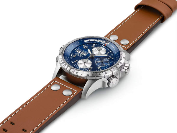 Hamilton 漢米爾頓卡其航空系列 X-Wind 飛行自動上鍊計時碼錶 44mm H77506540