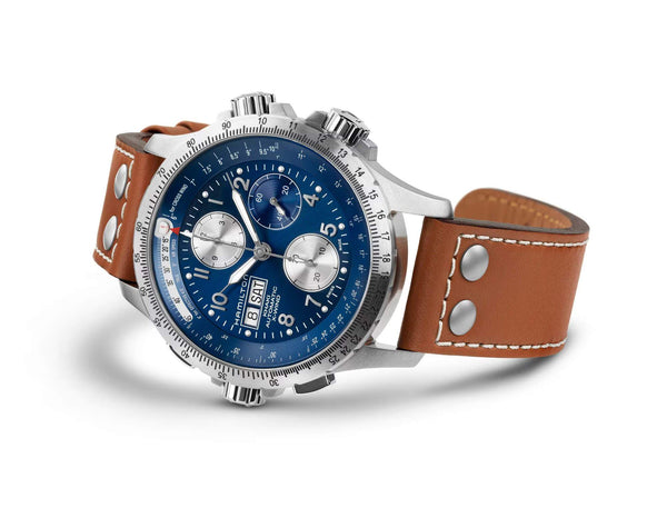 Hamilton 漢米爾頓卡其航空系列 X-Wind 飛行自動上鍊計時碼錶 44mm H77506540