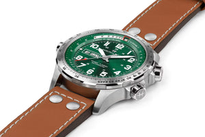 Hamilton 漢米爾頓卡其航空系列  X-Wind 星期日期顯示飛行自動腕錶 45mm H77735560