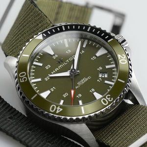 Hamilton 漢米爾頓 Khaki Navy 卡其海軍系列 Scuba 潛水80小時機械錶 40mm H82375961 - 新萬國鐘錶