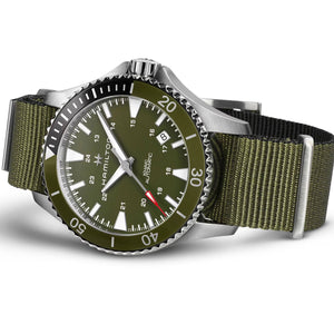 Hamilton 漢米爾頓 Khaki Navy 卡其海軍系列 Scuba 潛水80小時機械錶 40mm H82375961 - 新萬國鐘錶