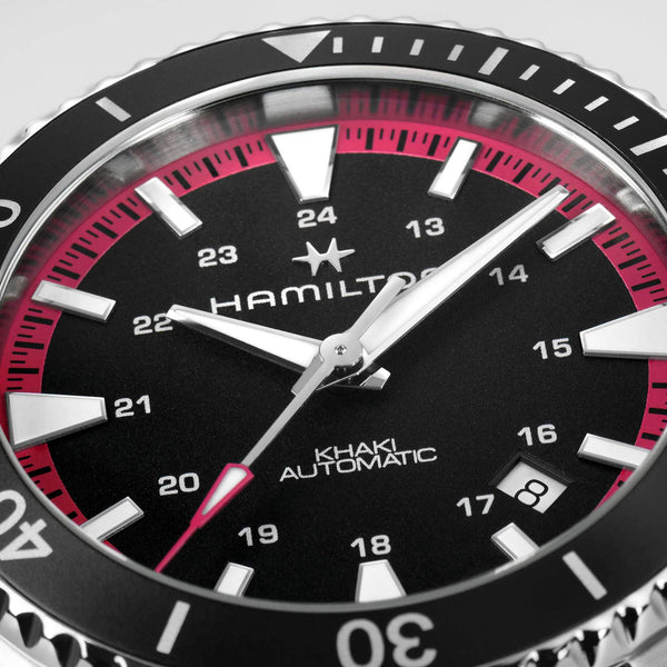 Hamilton 漢米爾頓 Scuba 卡其海軍系列潛水80小時機械錶 40mm H82395330