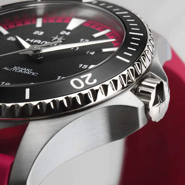 Hamilton 漢米爾頓 Scuba 卡其海軍系列潛水80小時機械錶 40mm H82395330