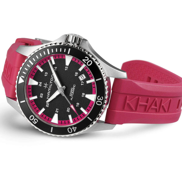 Hamilton 漢米爾頓 Scuba 卡其海軍系列潛水80小時機械錶 40mm H82395330