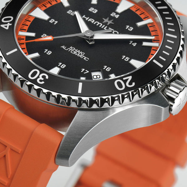 Hamilton 漢米爾頓 Scuba 卡其海軍系列潛水80小時機械錶 40mm H82395331