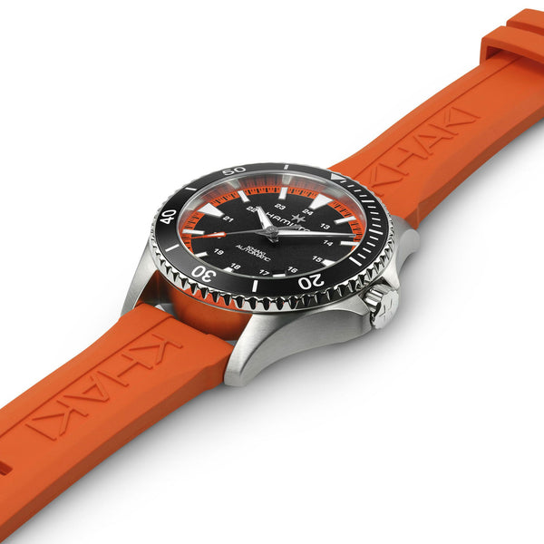Hamilton 漢米爾頓 Scuba 卡其海軍系列潛水80小時機械錶 40mm H82395331