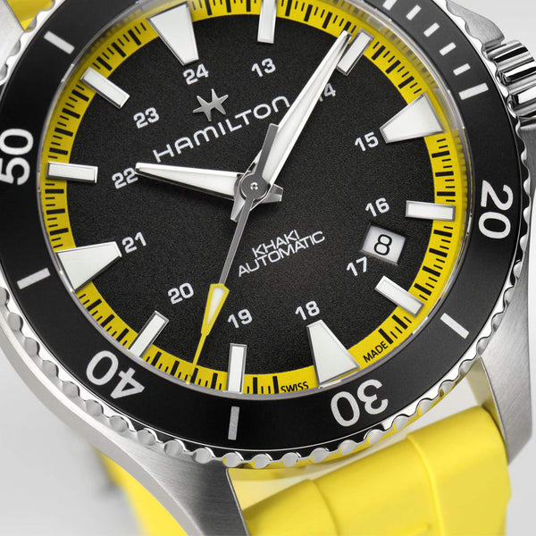 Hamilton 漢米爾頓 Scuba 卡其海軍系列潛水80小時機械錶 40mm H82395332