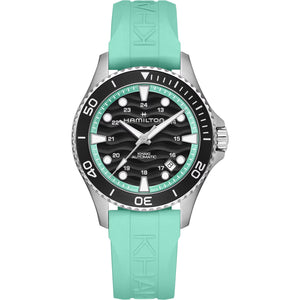 Hamilton 漢米爾頓 Khaki Navy 卡其海軍系列 Scuba 潛水80小時綠松石限量版機械錶 40mm H82415331 - 新萬國鐘錶