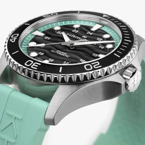 Hamilton 漢米爾頓 Khaki Navy 卡其海軍系列 Scuba 潛水80小時綠松石限量版機械錶 40mm H82415331
