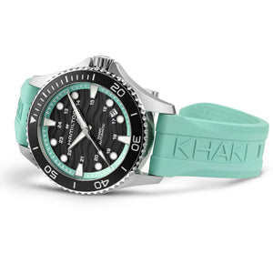 Hamilton 漢米爾頓 Khaki Navy 卡其海軍系列 Scuba 潛水80小時綠松石限量版機械錶 40mm H82415331