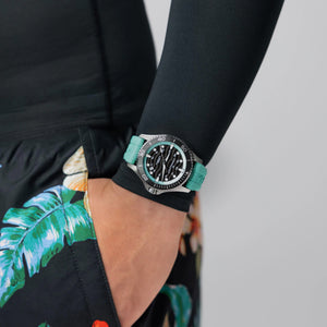 Hamilton 漢米爾頓 Khaki Navy 卡其海軍系列 Scuba 潛水80小時綠松石限量版機械錶 40mm H82415331