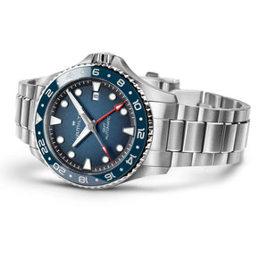 Hamilton 漢米爾頓 Khaki Navy 卡其海軍系列 Scuba GMT兩地時區自動上鍊腕錶 43mm H82535140