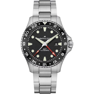 Hamilton 漢米爾頓 Khaki Navy 卡其海軍系列 Scuba GMT兩地時區自動上鍊腕錶 43mm H82555130