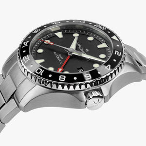 Hamilton 漢米爾頓 Khaki Navy 卡其海軍系列 Scuba GMT兩地時區自動上鍊腕錶 43mm H82555130
