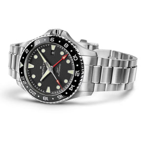 Hamilton 漢米爾頓 Khaki Navy 卡其海軍系列 Scuba GMT兩地時區自動上鍊腕錶 43mm H82555130