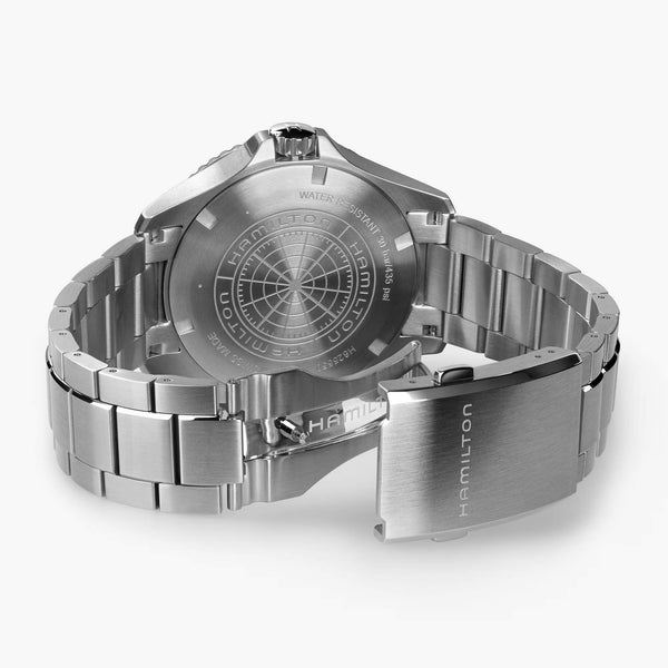 Hamilton 漢米爾頓 Khaki Navy 卡其海軍系列 Scuba GMT兩地時區自動上鍊腕錶 43mm H82555150