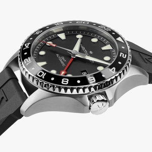 Hamilton 漢米爾頓 Khaki Navy 卡其海軍系列 Scuba GMT兩地時區自動上鍊腕錶 43mm H82555330