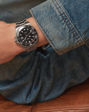 LONGINES 浪琴 HydroConquest GMT深海征服者系列兩地時間浪鬼陶瓷潛水機械錶 41mm L37904566 - 新萬國鐘錶