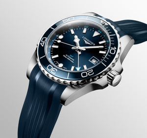 LONGINES 浪琴 HydroConquest GMT深海征服者系列兩地時間浪鬼陶瓷潛水機械錶 41mm L37904969 - 新萬國鐘錶
