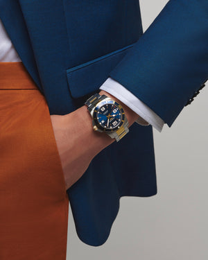 LONGINES 浪琴 Hydroconquest 深海者征服系列黃色PVD不銹鋼自動腕錶 41mm L37423967 - 新萬國鐘錶