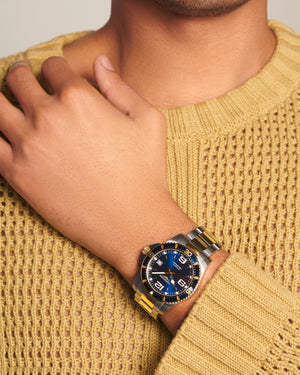 LONGINES 浪琴 Hydroconquest 深海者征服系列黃色PVD不銹鋼自動腕錶 41mm L37423967 - 新萬國鐘錶