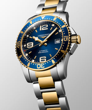 LONGINES 浪琴 Hydroconquest 深海者征服系列黃色PVD不銹鋼自動腕錶 41mm L37423967 - 新萬國鐘錶