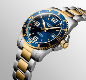 LONGINES 浪琴 Hydroconquest 深海者征服系列黃色PVD不銹鋼自動腕錶 41mm L37423967 - 新萬國鐘錶