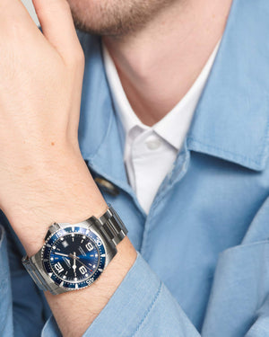 Longines 浪琴深海征服者系列浪鬼機械潛水錶 41mm L37424966 - 新萬國鐘錶