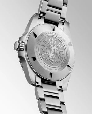 LONGINES 浪琴 HydroConquest 深海征服者系列浪鬼陶瓷潛水機械錶 39mm L37794966 - 新萬國鐘錶
