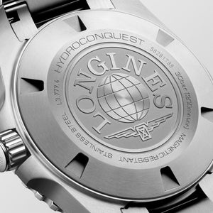 LONGINES 浪琴 HydroConquest 深海征服者系列浪鬼陶瓷潛水機械錶 39mm L37794966 - 新萬國鐘錶