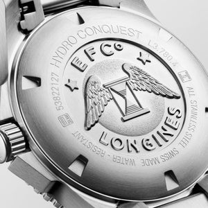 LONGINES 浪琴 Hydroconquest 深海征服者系列浪鬼陶瓷潛水機械錶 39mm L37804566 - 新萬國鐘錶