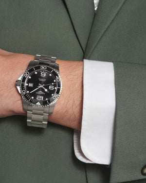 LONGINES 浪琴深海征服者系列浪鬼陶瓷潛水機械錶 41mm L37814566 - 新萬國鐘錶