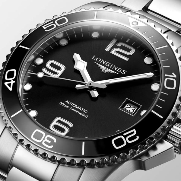 LONGINES 浪琴深海征服者系列浪鬼陶瓷潛水機械錶 41mm L37814566 - 新萬國鐘錶