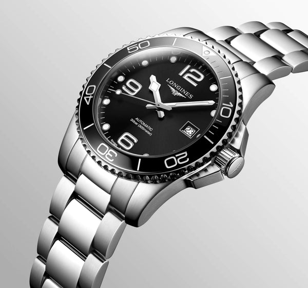 LONGINES 浪琴深海征服者系列浪鬼陶瓷潛水機械錶 41mm L37814566 - 新萬國鐘錶
