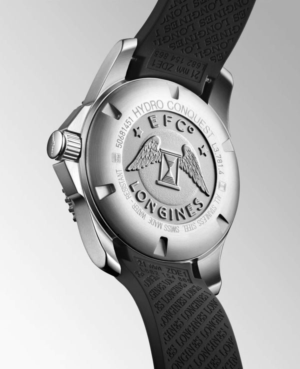 LONGINES 浪琴深海征服者系列浪鬼陶瓷潛水機械錶 41mm L37814569 - 新萬國鐘錶