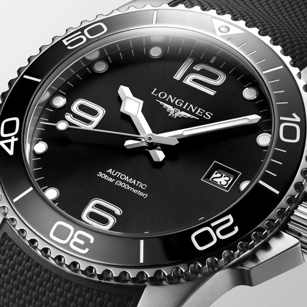 LONGINES 浪琴深海征服者系列浪鬼陶瓷潛水機械錶 41mm L37814569 - 新萬國鐘錶