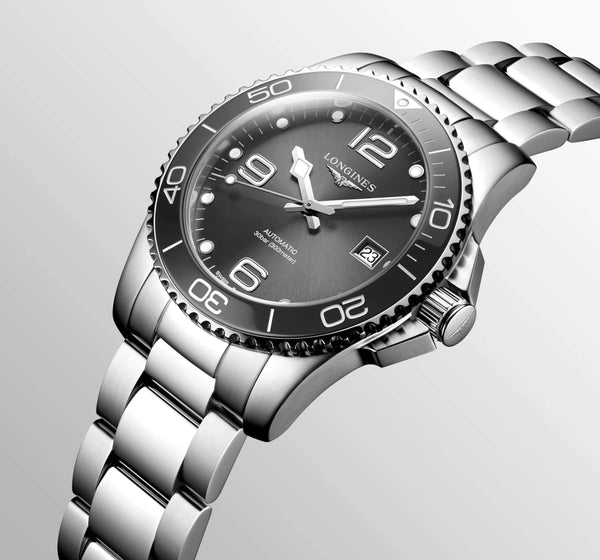 LONGINES 浪琴深海征服者系列浪鬼陶瓷潛水機械錶 41mm L37814766 - 新萬國鐘錶