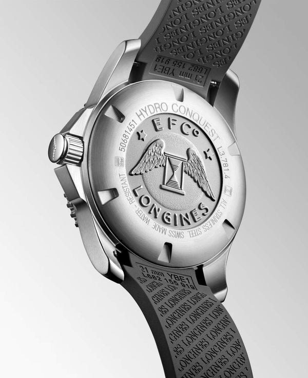 LONGINES 浪琴深海征服者系列浪鬼陶瓷潛水機械錶 41mm L37814769 - 新萬國鐘錶